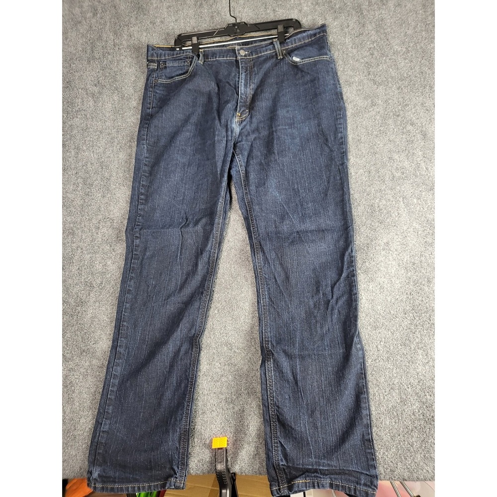 Levi's 541 Athletic Fit Jeans Dark Wash Denim Comfort Stretch Men Sz W42 L34